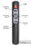 HoMedics 4 Hands, Foot & Calf FC-100 Massager Replacement Remote Control V1