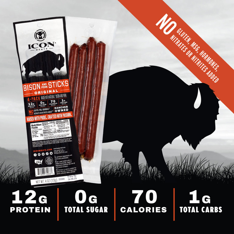 Bison Meat Stick Sampler Pack