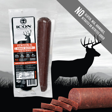 Venison Summer Sausage A 100% Natural, Healthy Delicious