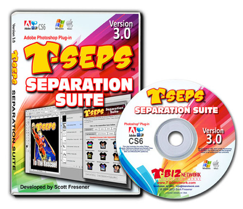 T-Seps 3.0 Color Separation Software - Full Version for Photoshop CS6 ONLY