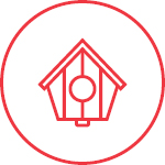 Bird Houses Icon