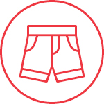 Men's Shorts and Capris Icon