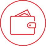 Men's Wallets and Money Clips Icon