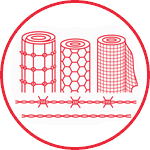 Wire Fence, Netting and Cloth Icon
