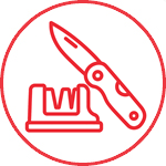 Knives and Sharpeners Icon