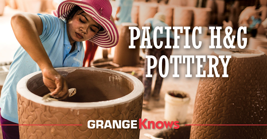 Pacific Home and Garden Pottery at Grange Co-op