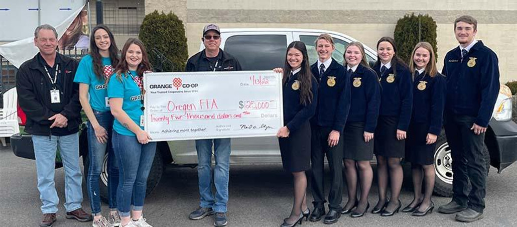 Grange Co-op Donates over $175,000 to Youth in Agriculture Grange Co-op Donates over $175,000 to Youth in Agriculture