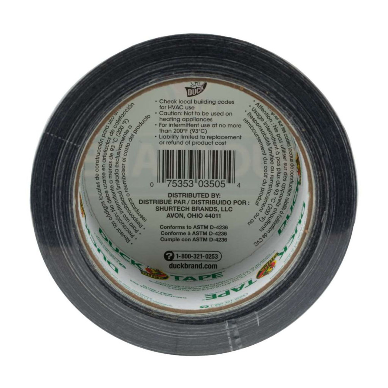 Duck Brand Black Color Duct Tape