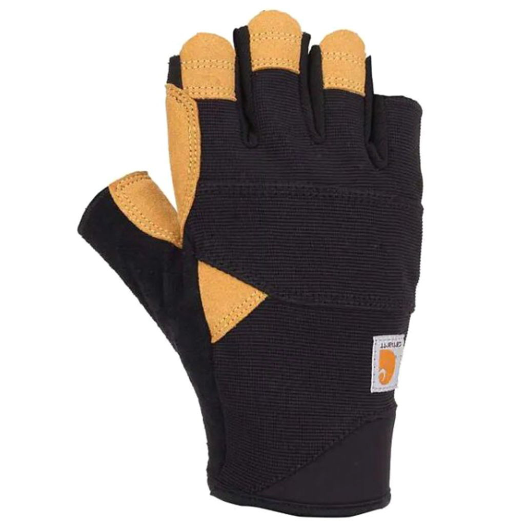 Carhartt Black Barley Men's Fingerless Swift High Dexterity Gloves