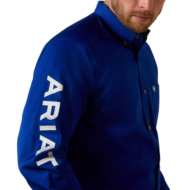 ARIAT Camicia Uomo MNS Merrick Mdrn LS Shrt - Nero, Taglia XL, Cotone Elasticizzato Performance Stretch - 2