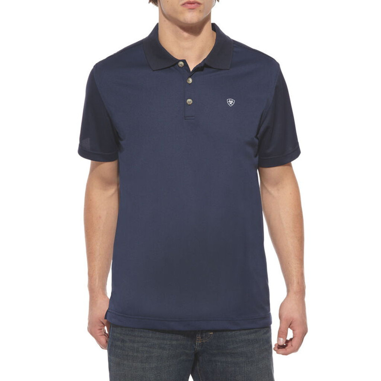 Ariat All Over Print Tek Polo Shirt - Fitted S