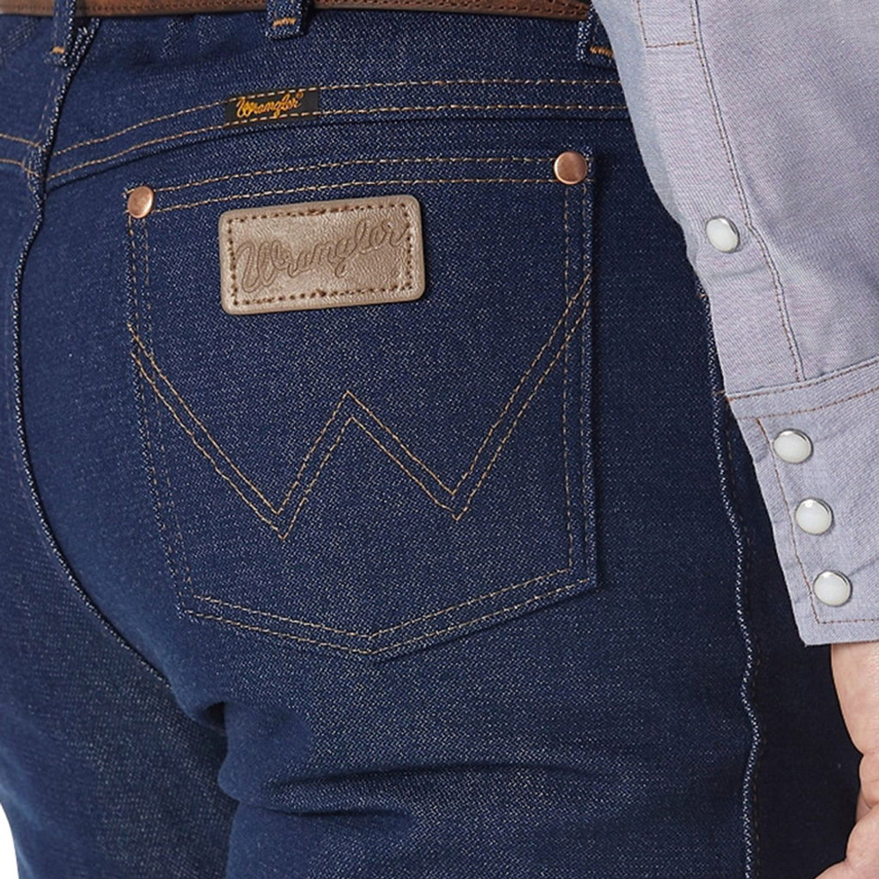 パンツ Liju denim jean rigid indigo Rigid Wrangler® Cowboy Cut® Original Fit Jean