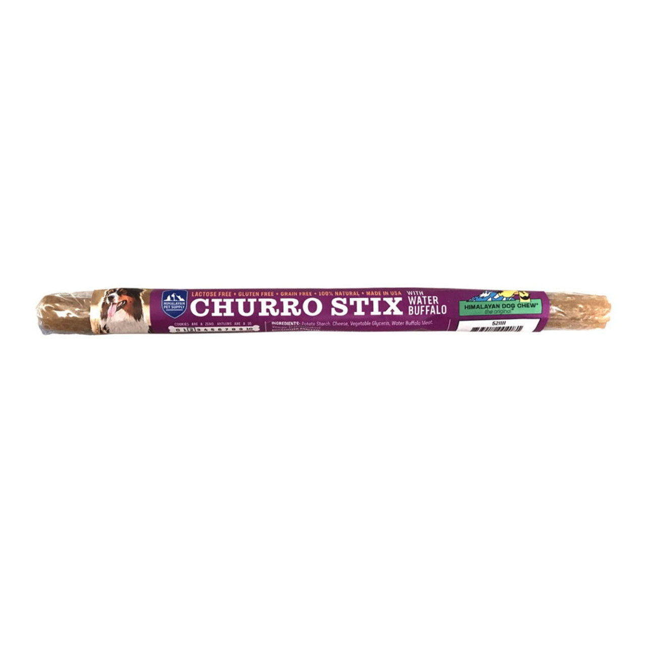 Himalayan Pet Churro Water Buffalo Dog Chew Stick - 10