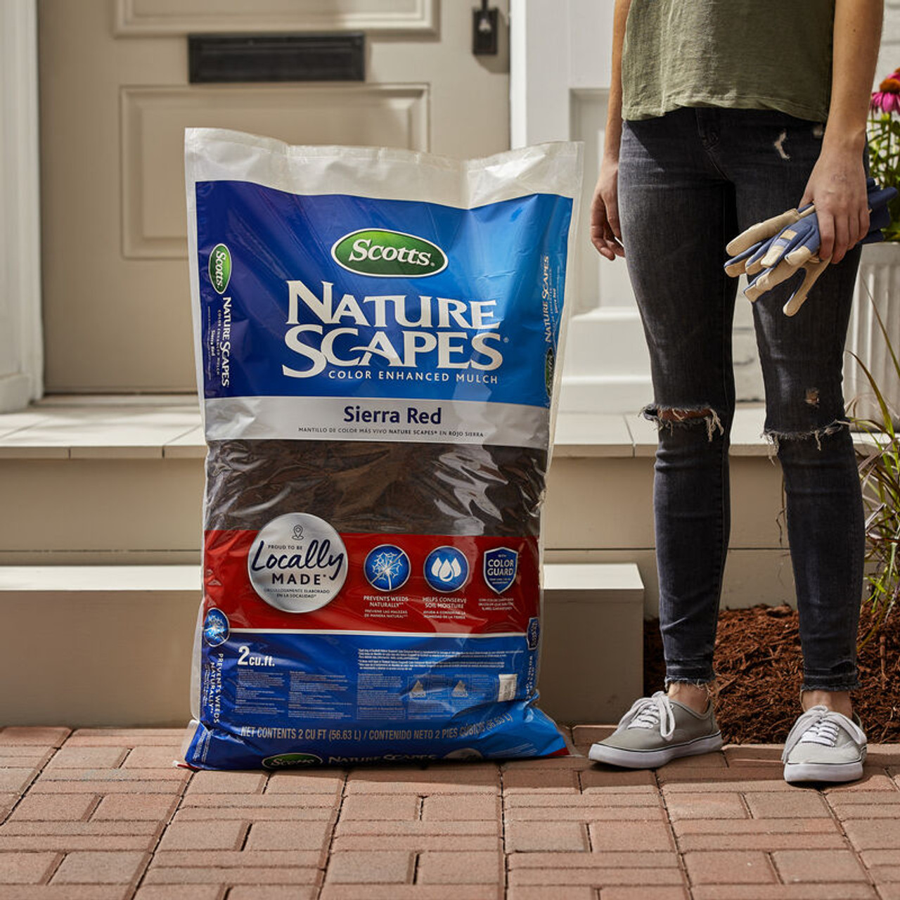 【ch!iii】Mulch Circle Bag 〜Blue Rubber Mulch | Big Earth Landscape Supply