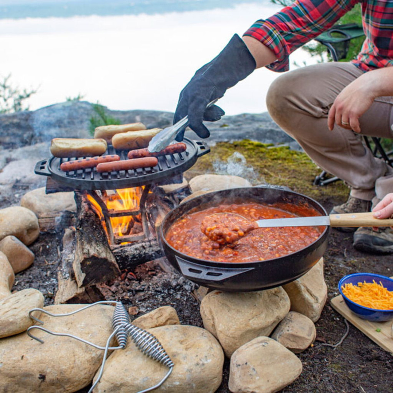 Camp Chef 14-in Cast Iron Pot Lift Hooks in the Cooking Pot Accessories  department at