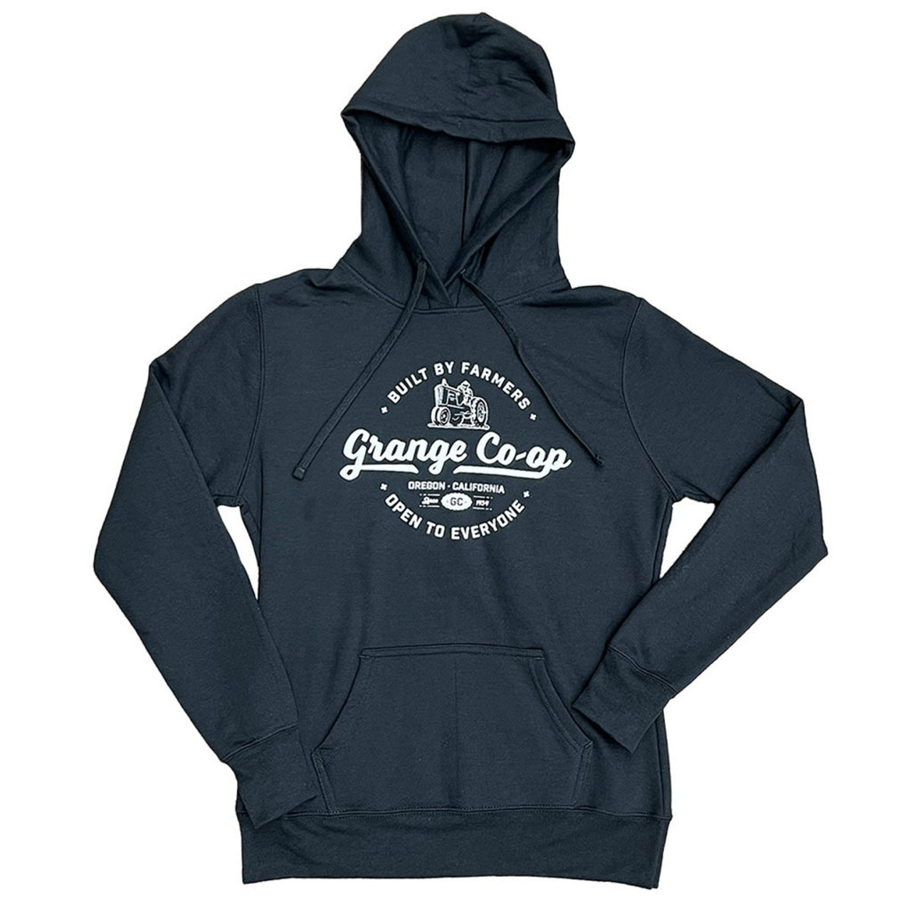 Grange Co-op Men's Long Sleeve Logo Hoodie - Black