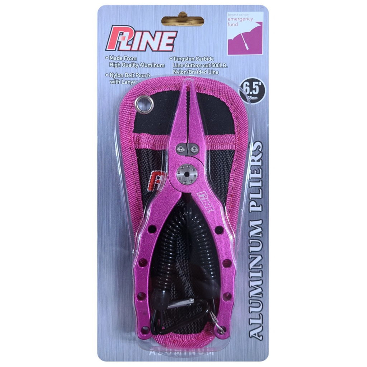 P-Line Aluminum 6.5 inch Pliers - Pink