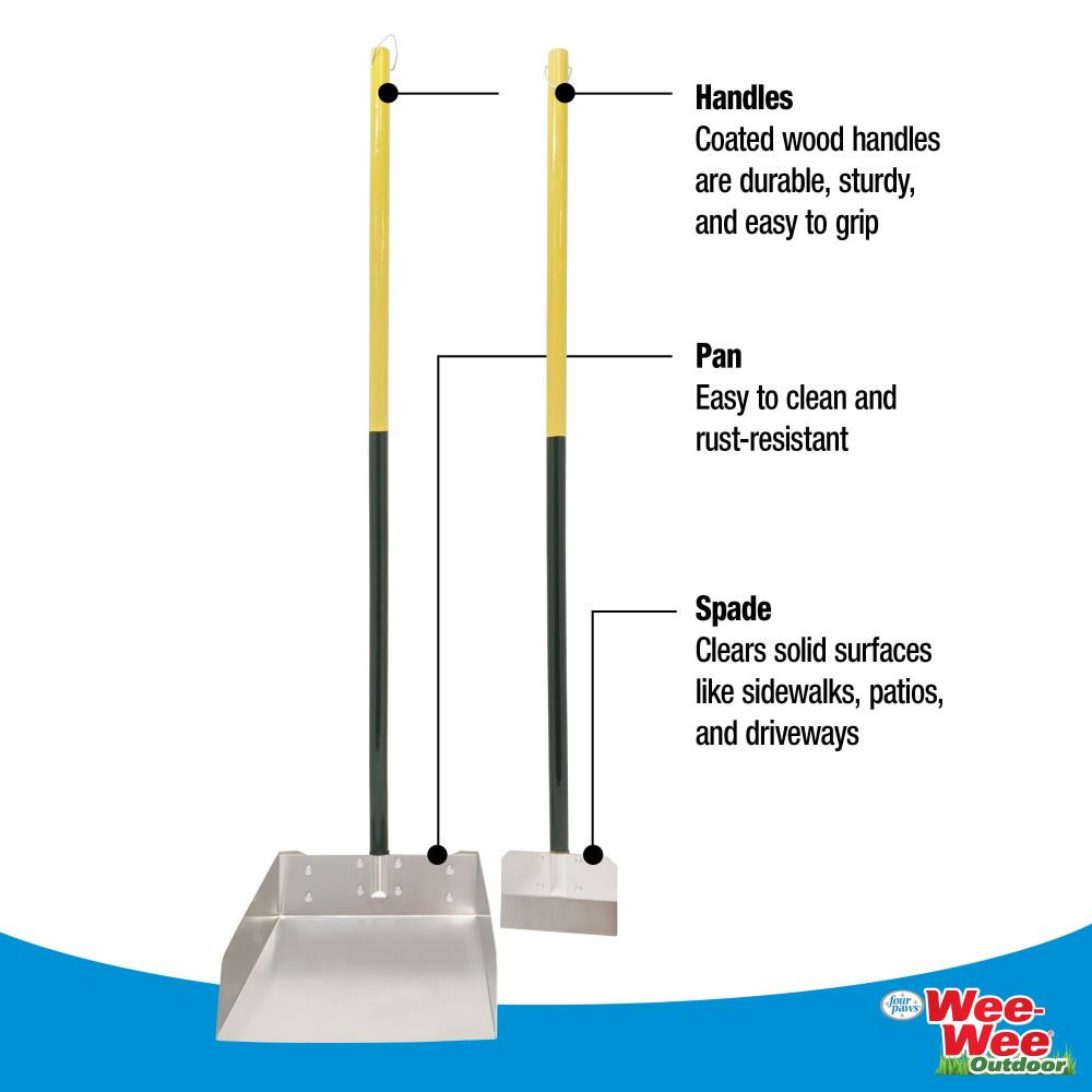 Four Paws Wee-Wee Dog Poop Spade Set