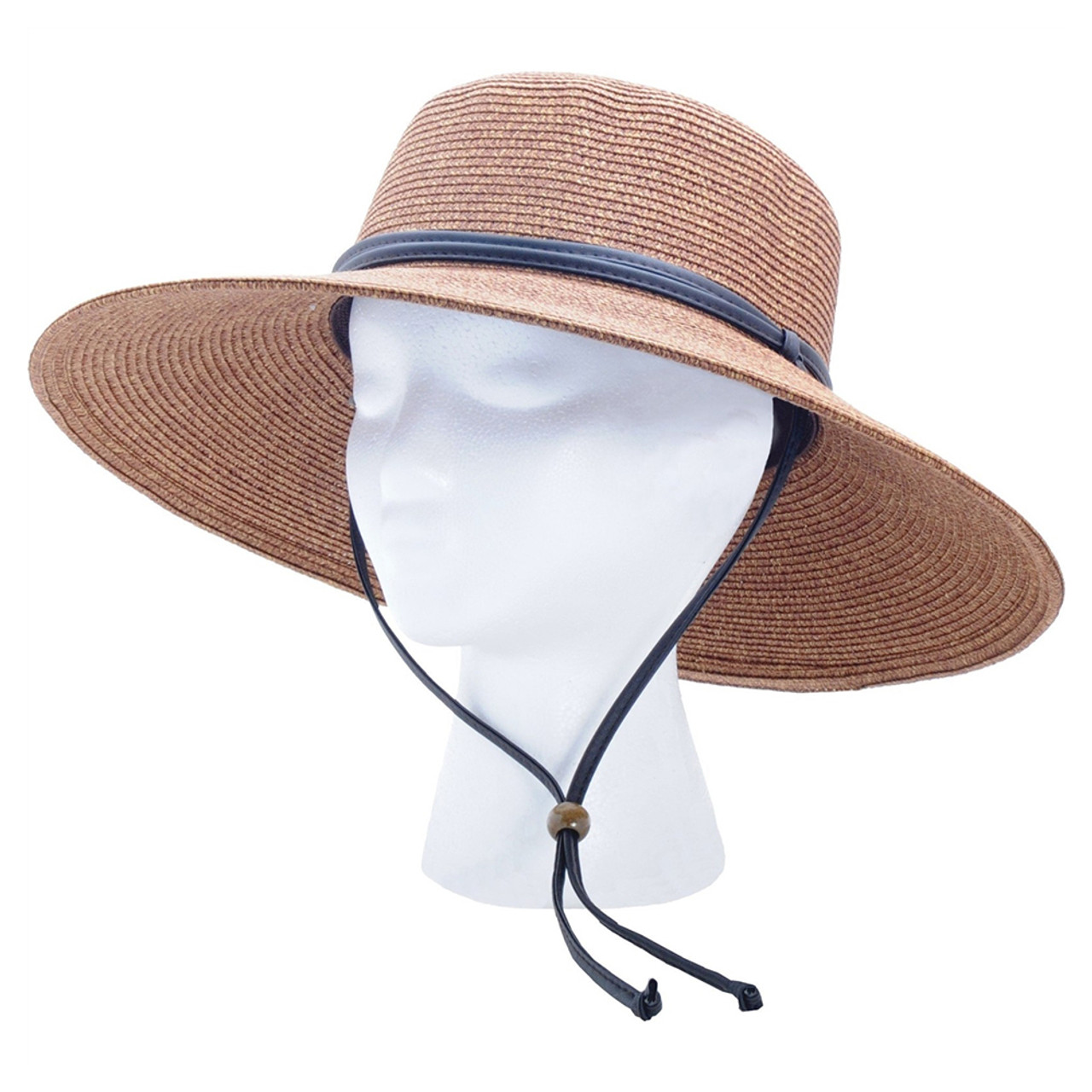 Sloggers Women s Braided Sun Hat Dark Brown