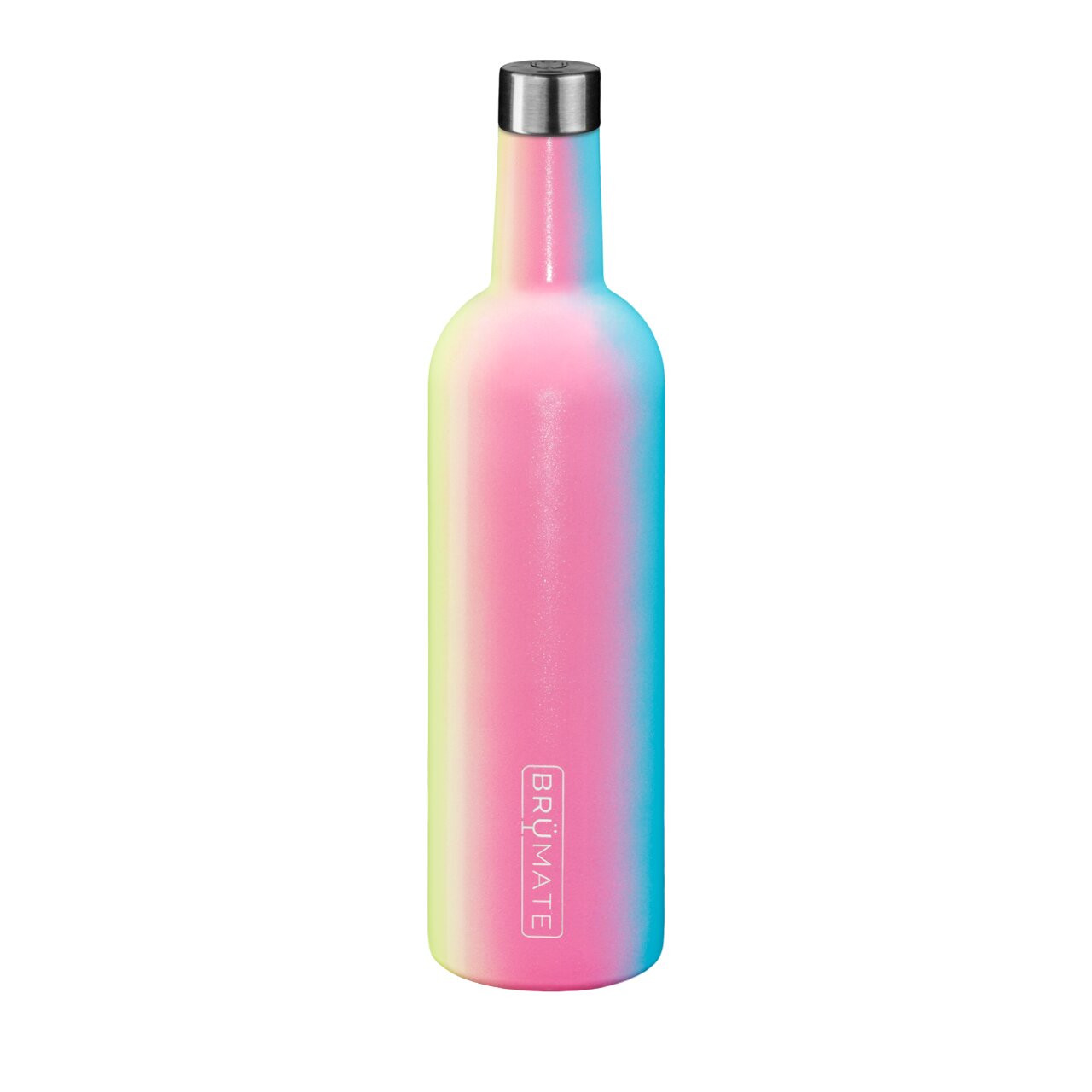 Winesulator Insulated Wine Canteen glitter rainbow - The Apple Tree