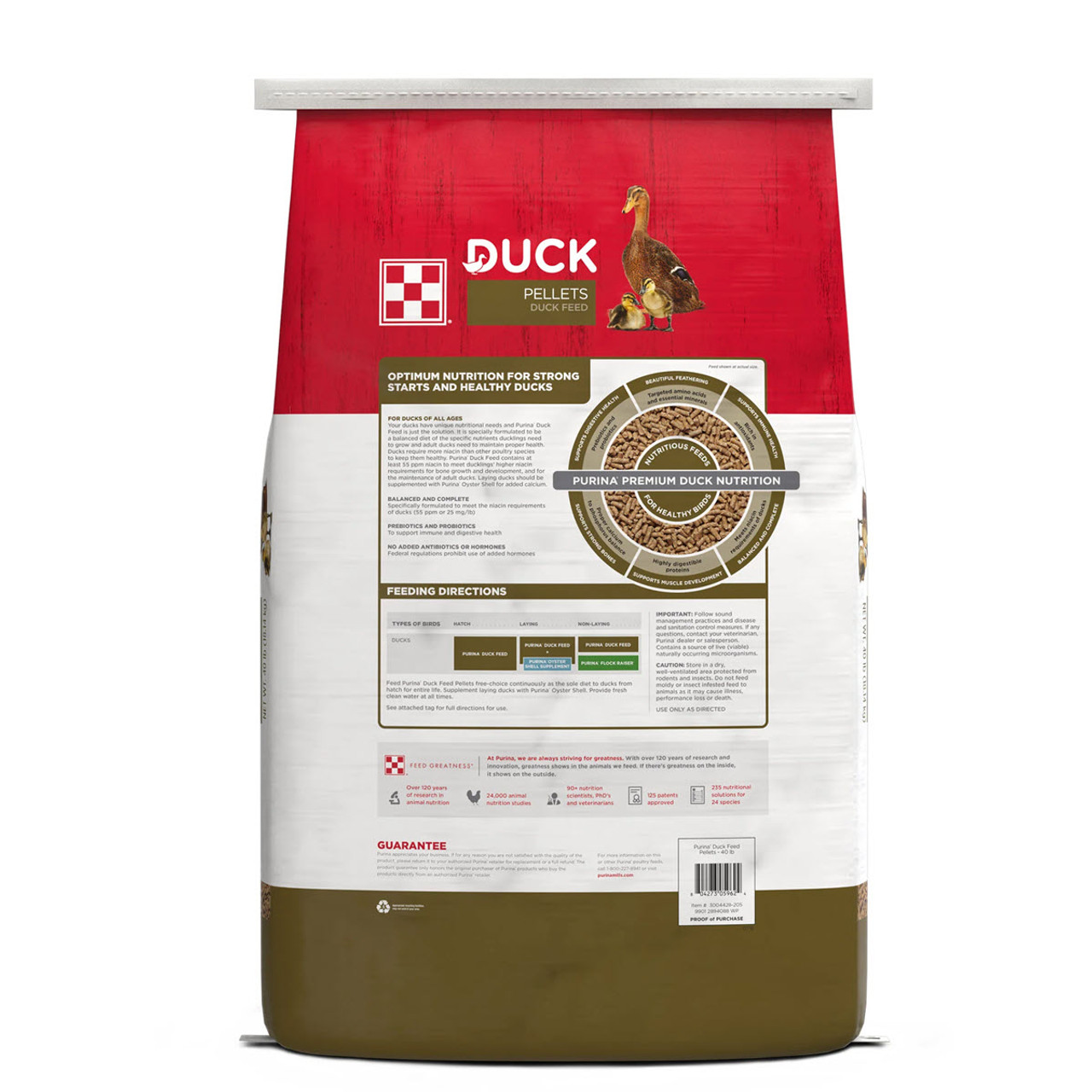 Purina Duck Feed Pellets 40 Lb