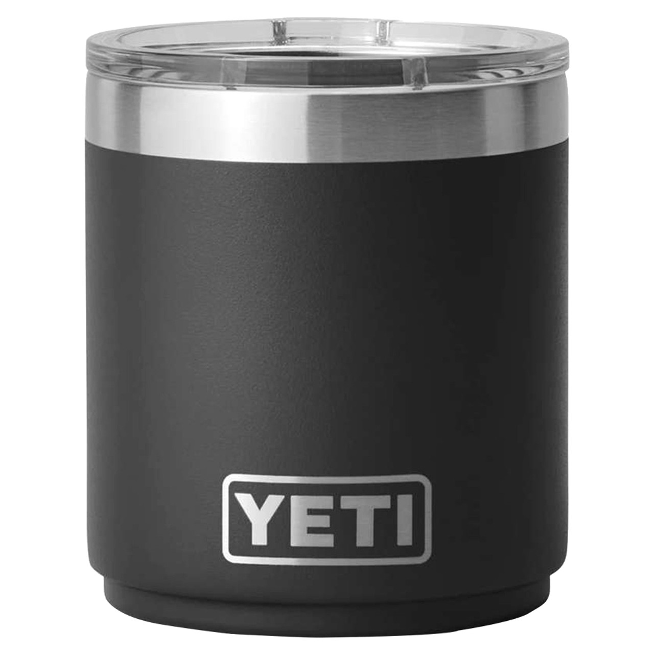 Yeti Rambler Stackable Lowball Tumbler with Magslider Lid - Black - 10 oz