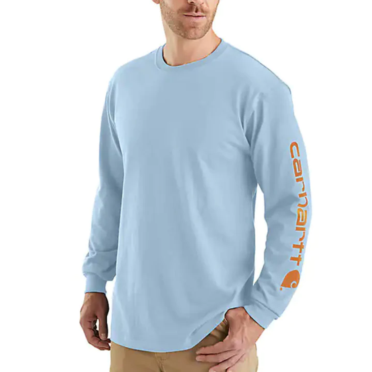 Carhartt Men's Long-sleeve Graphic Logo T-shirt