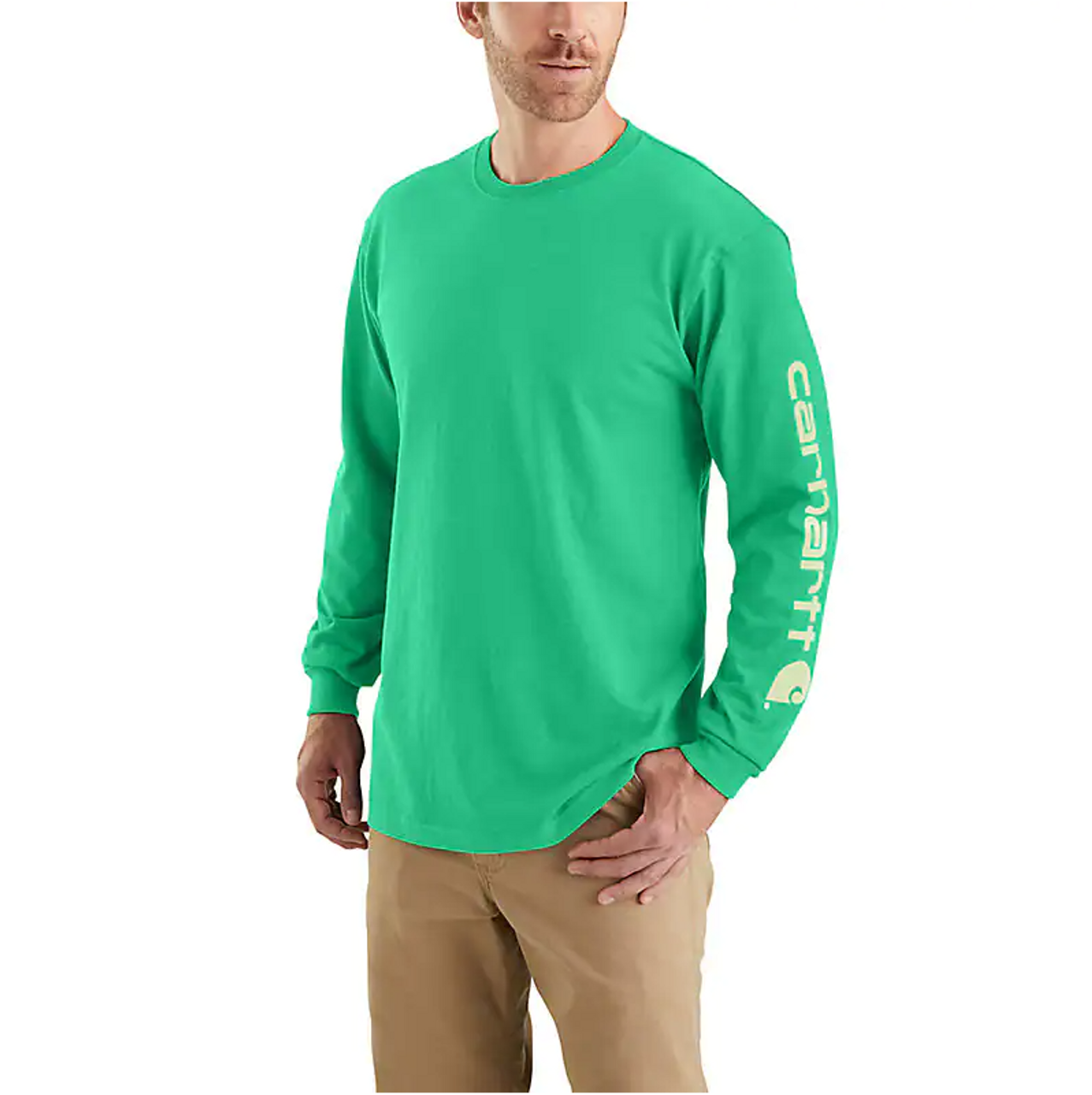 Carhartt Men's Long-sleeve Graphic Logo T-shirt