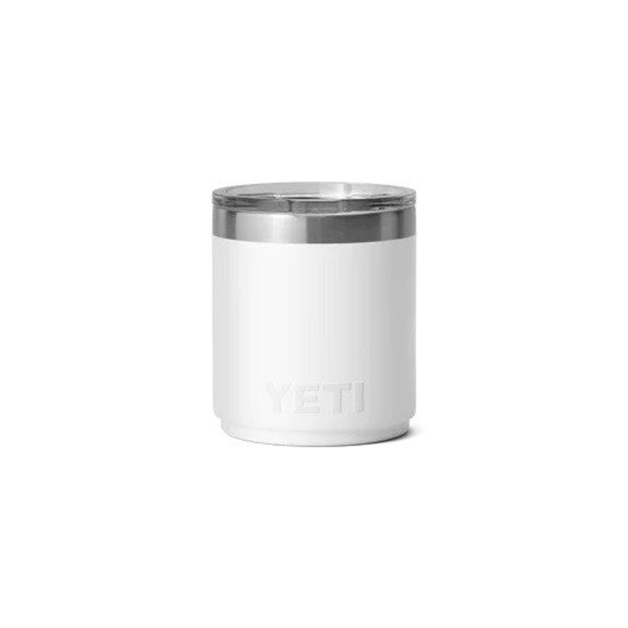 YETI Rambler 10 oz Tumbler, Stainless Steel, Vacuum Insulated with  MagSlider Lid, White