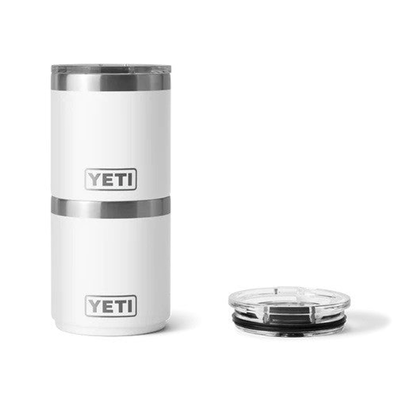 YETI Rambler 10 oz Tumbler, Stainless Steel, Vacuum Insulated with  MagSlider Lid, White