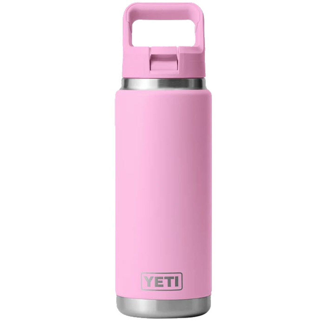  YETI Rambler 26 oz Bottle, Vacuum Insulated, Stainless Steel  with Straw Cap, Black : Home & Kitchen