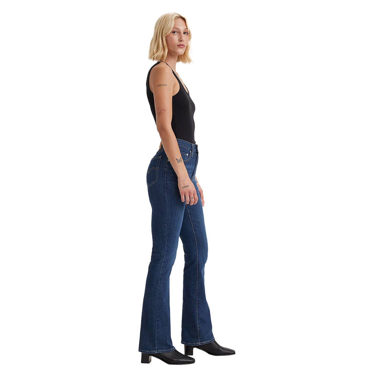 Levi's Women's 725 High Rise Bootcut Jeans - Lapis Dark Horse