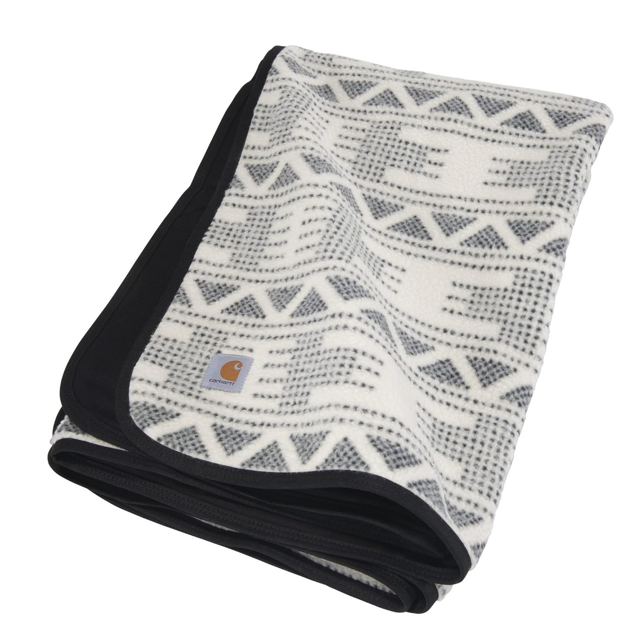 Carhartt Firm Duck Sherpa Geo Lined Throw Blanket for Pet - Geo