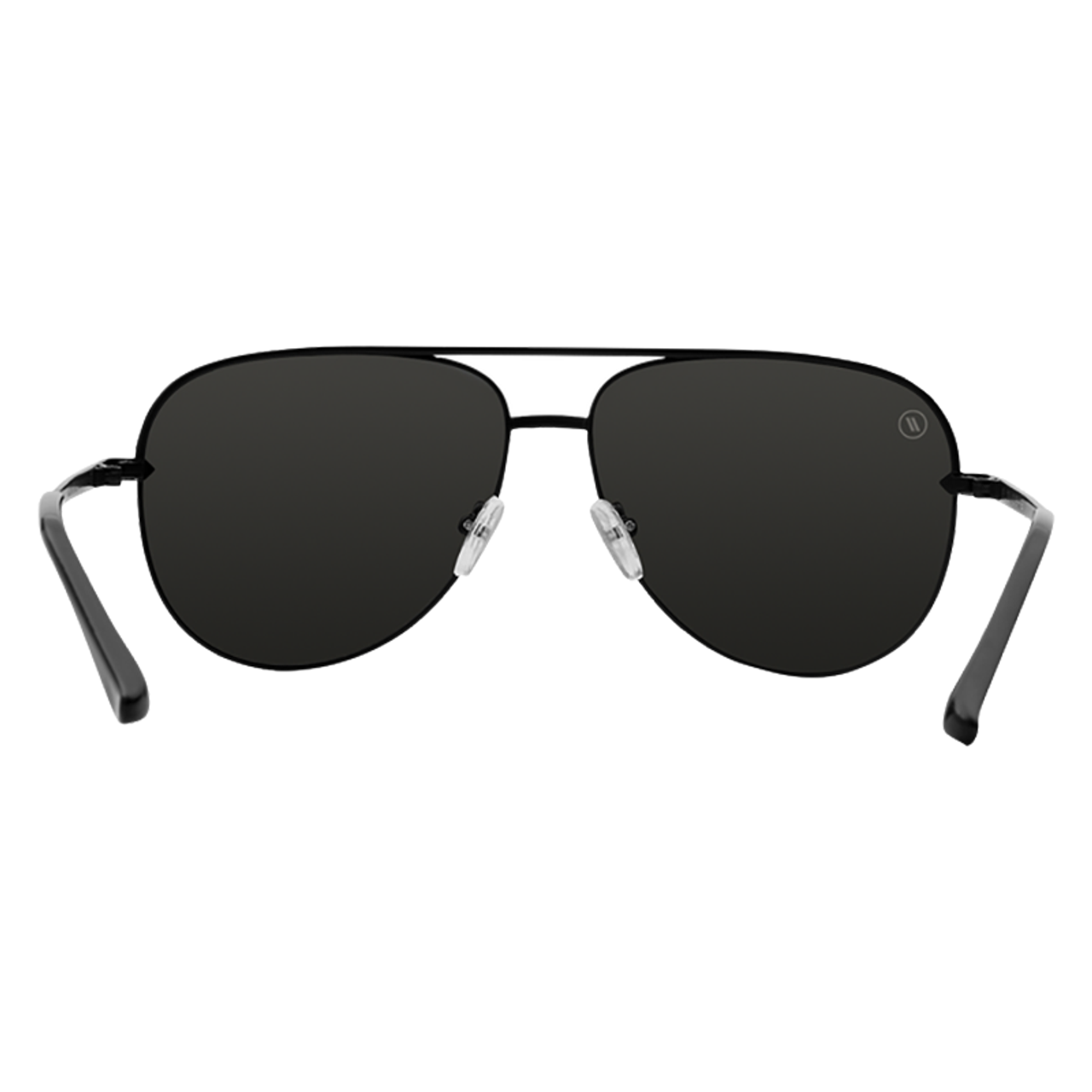 Flying Pretty Aviator Sunglasses - Polarized Gradient Lens & Black Brow Bar  Frame