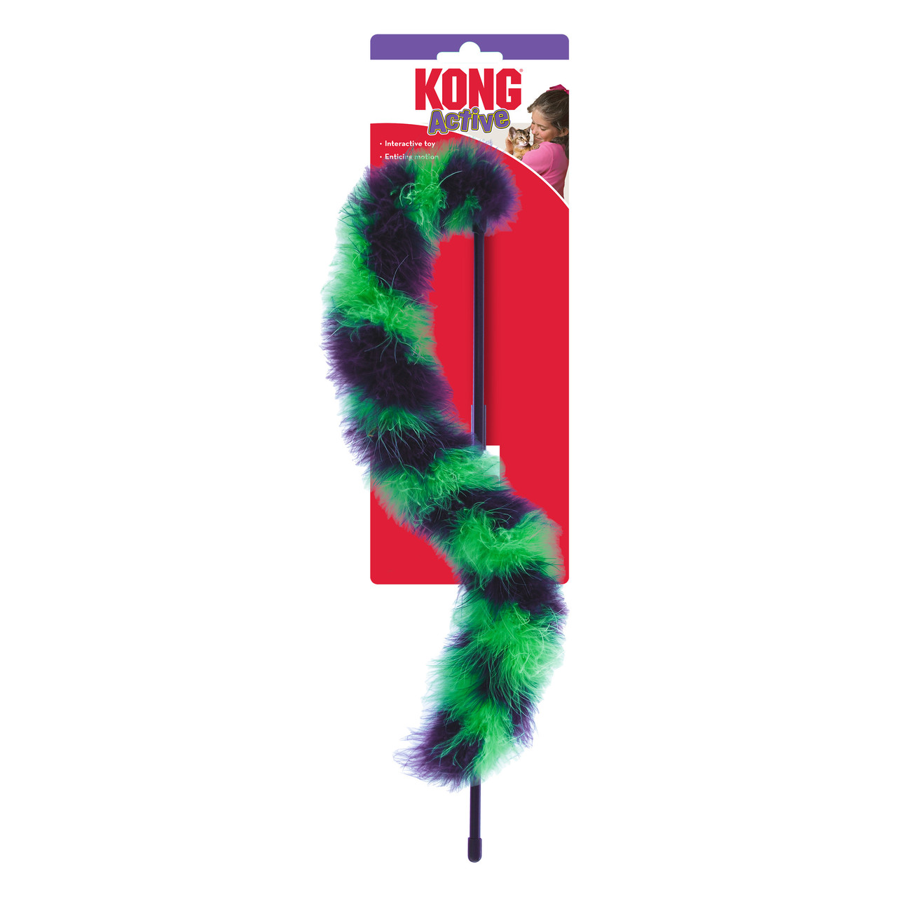 KONG Active Feather Teaser Cat Toy