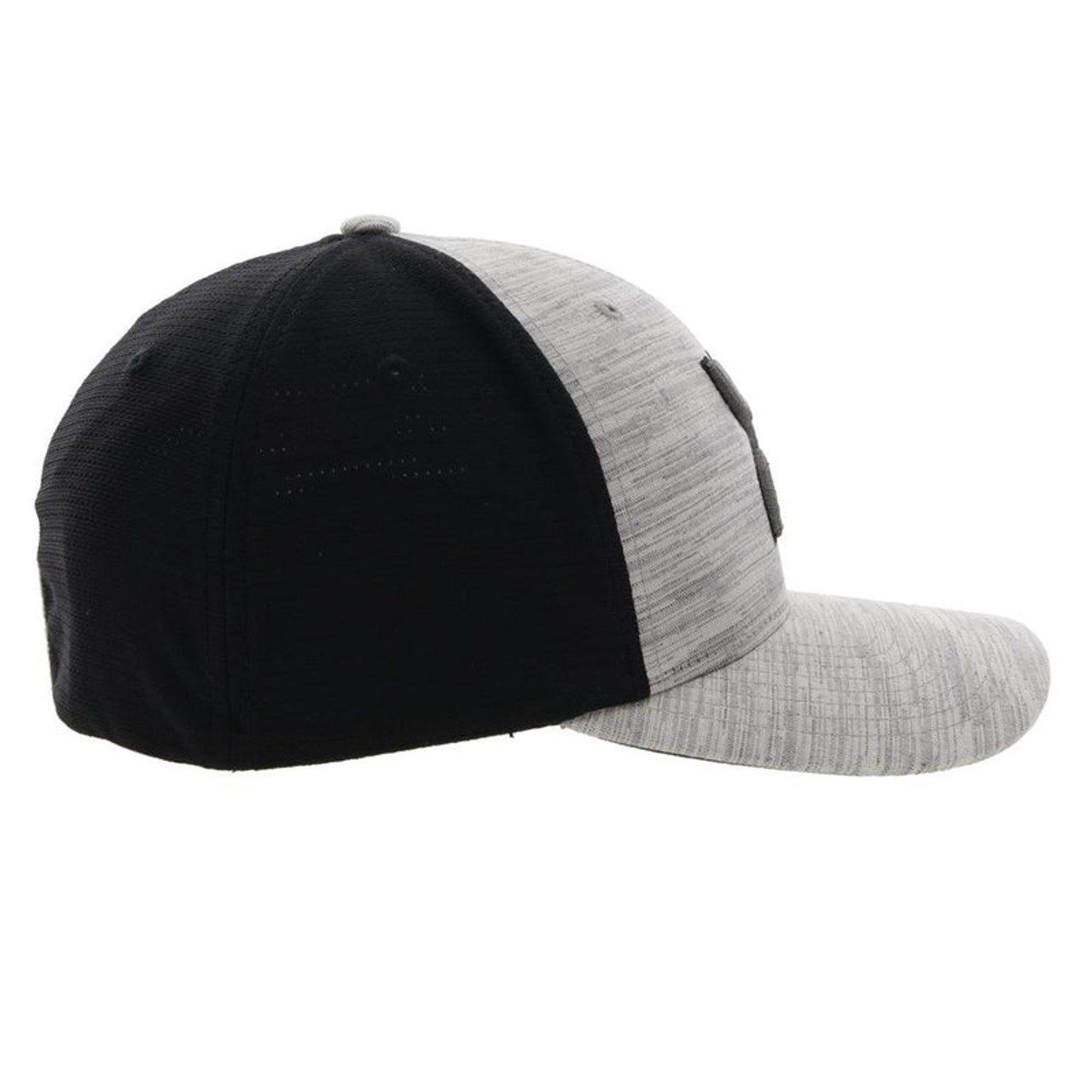 Wyo Fly Bison Flex-Fit Mesh Hat - Heather Gray/Black