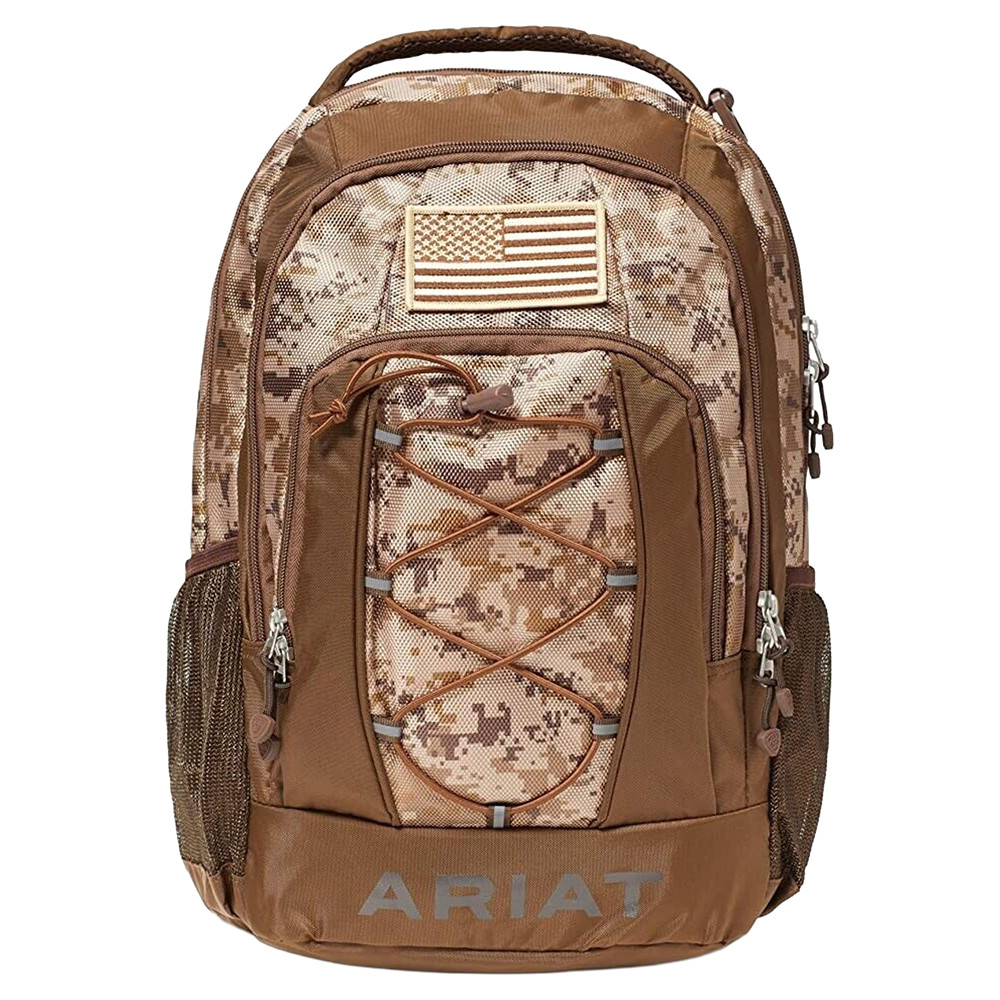 Ariat Women's Patriot Backpack with Buckle Desert Camo