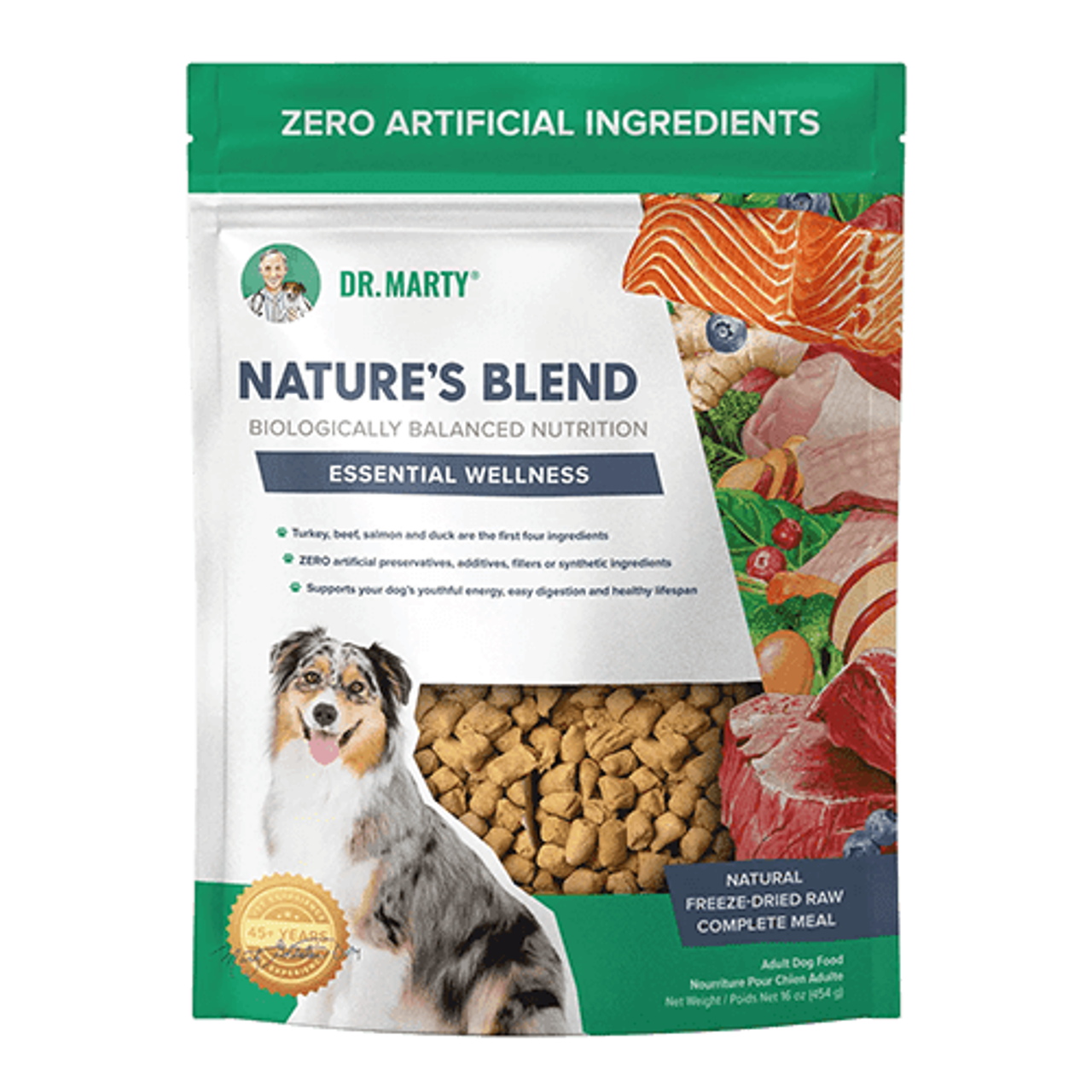 Marty Nature's Blend Essential Wellness Freeze Dried Raw Dog Food