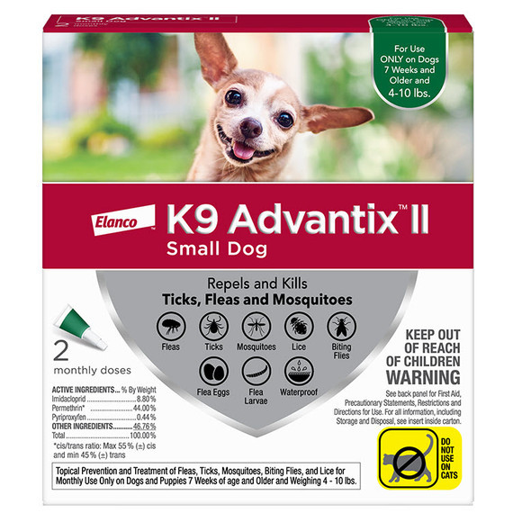 Elanco K9 Advantix II Monthly Flea Tick Prevention for Dogs pk
