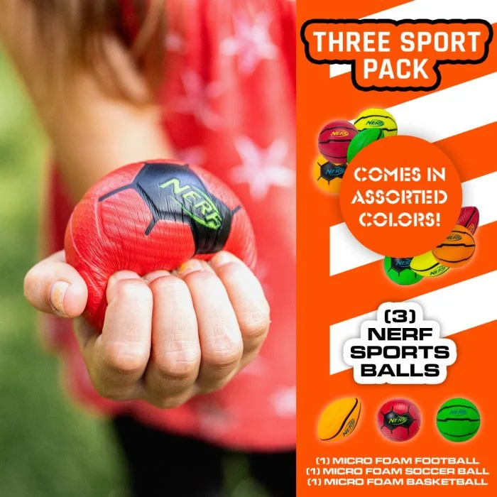 Franklin Sports Nerf Micro Foam Ball Set