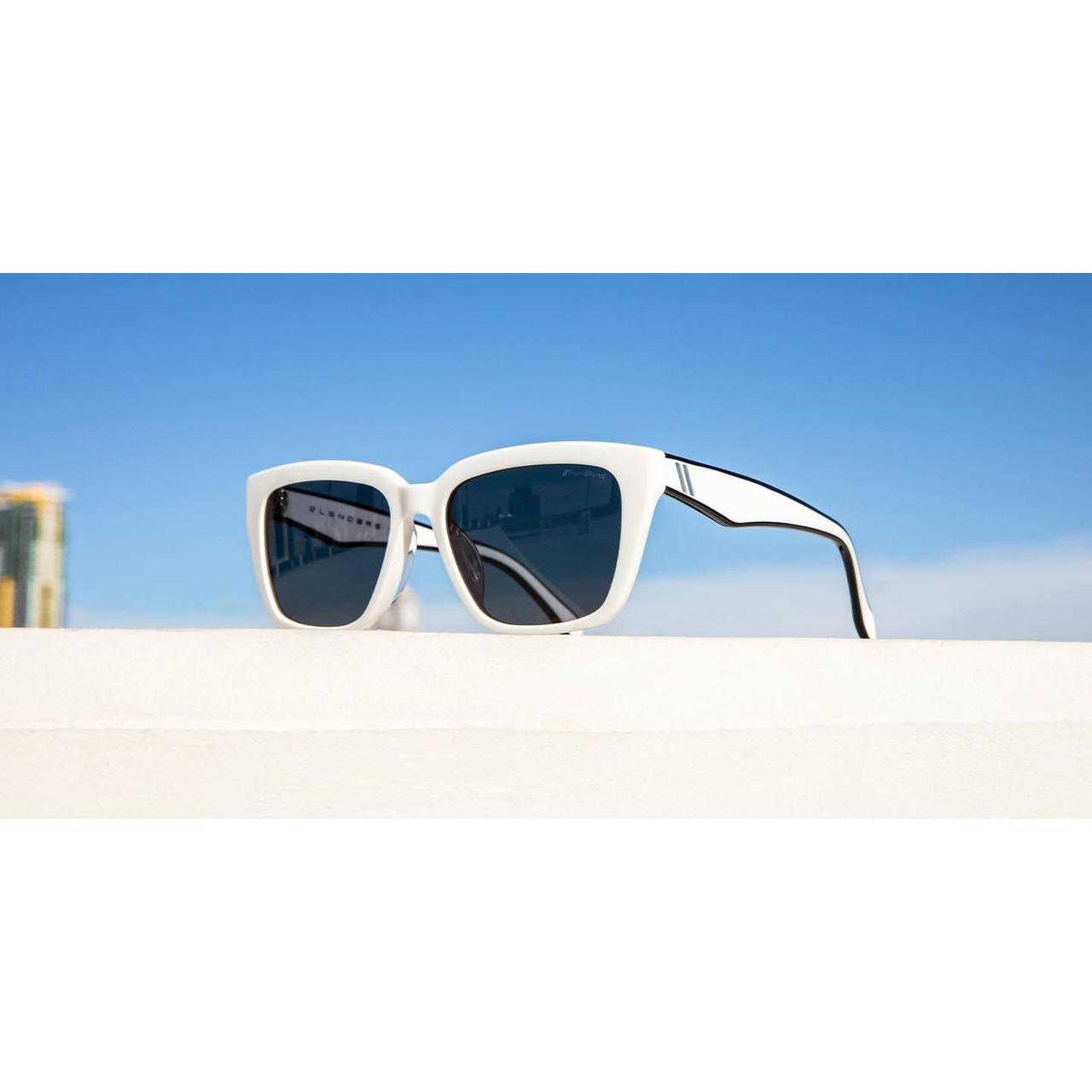 Blenders Mave Polarized Sunglasses - White Limo