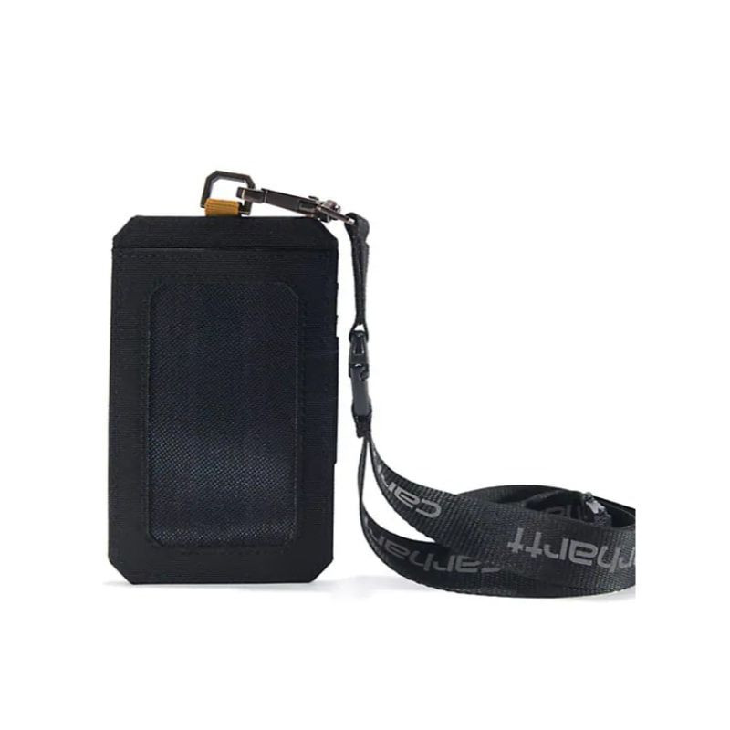 Carhartt Nylon Duck ID Holder and Lanyard - Black
