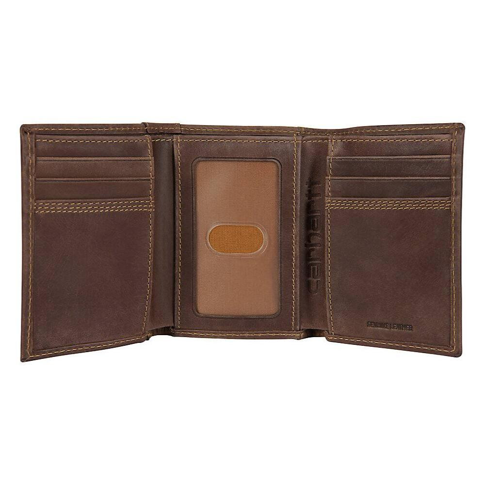 Carhartt Men's Trifold Leather Wallet - Brown - Grange Co-op