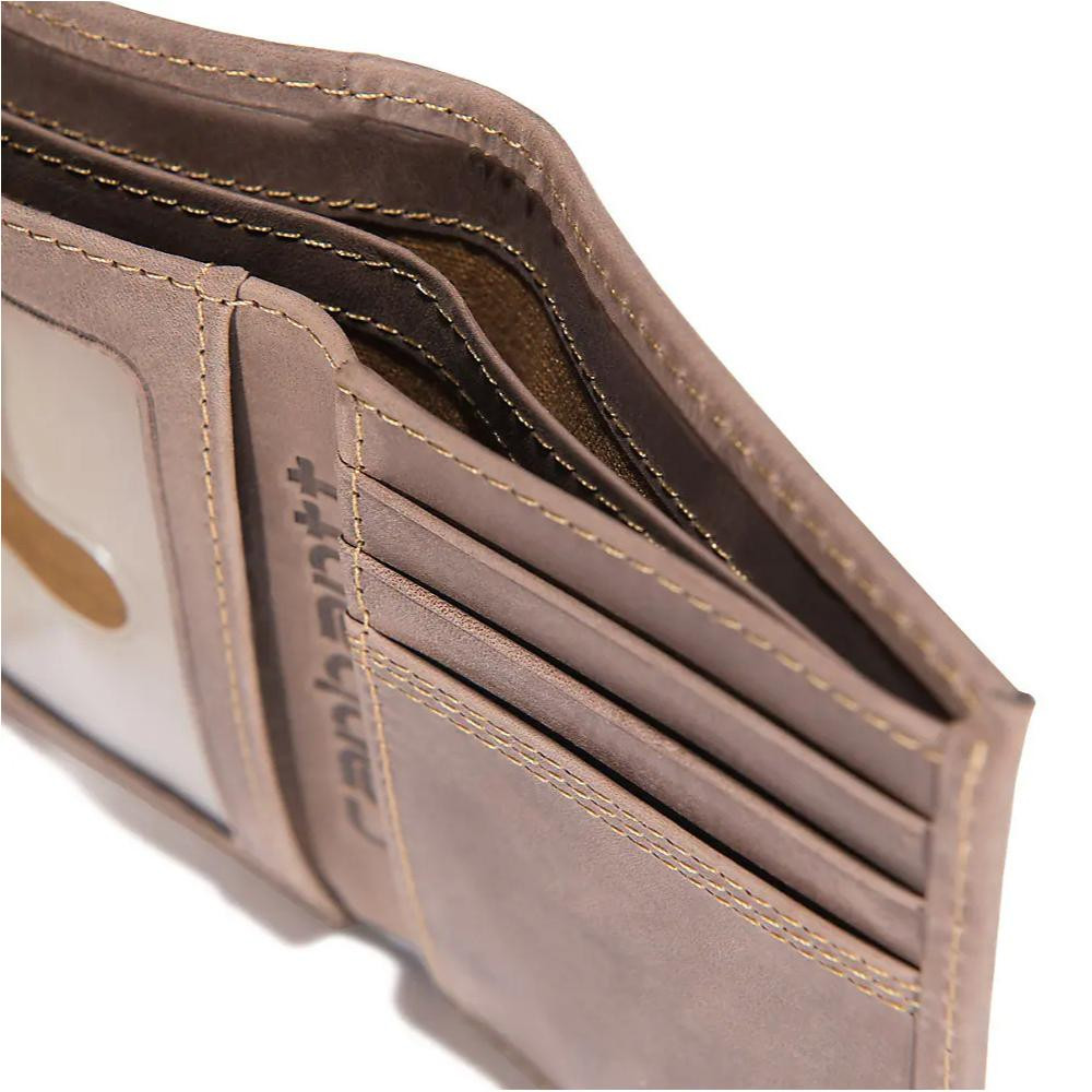 Carhartt Men's Trifold Leather Wallet - Brown - Grange Co-op