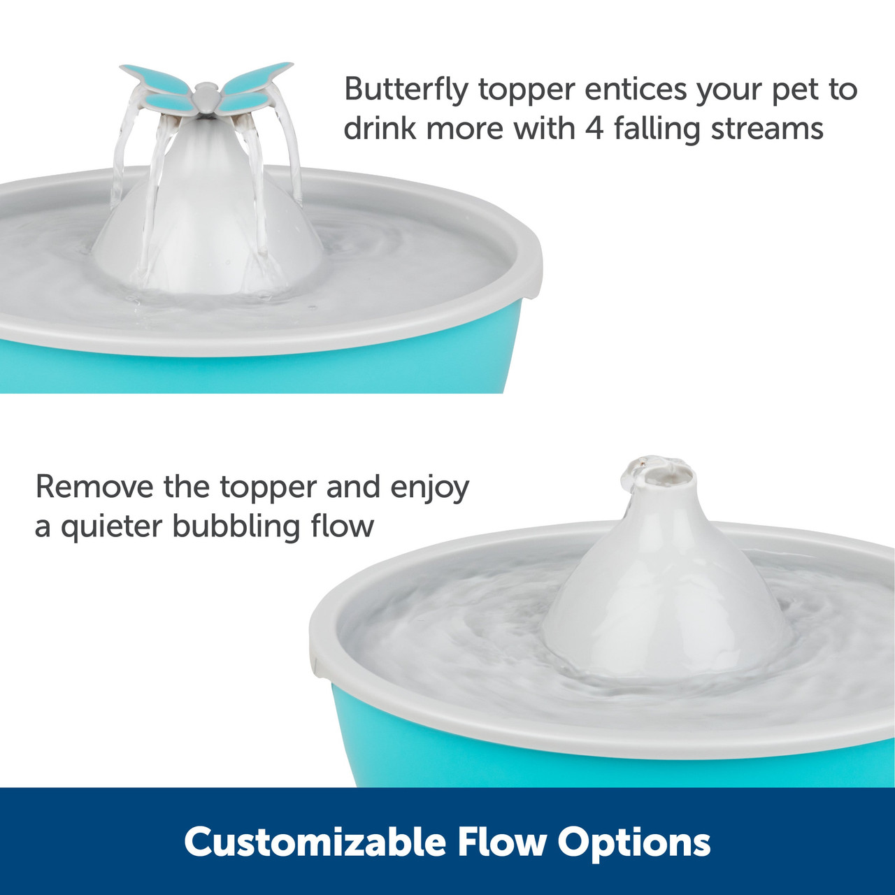 Petsafe Drinkwell Butterfly Pet Fountain 50 oz