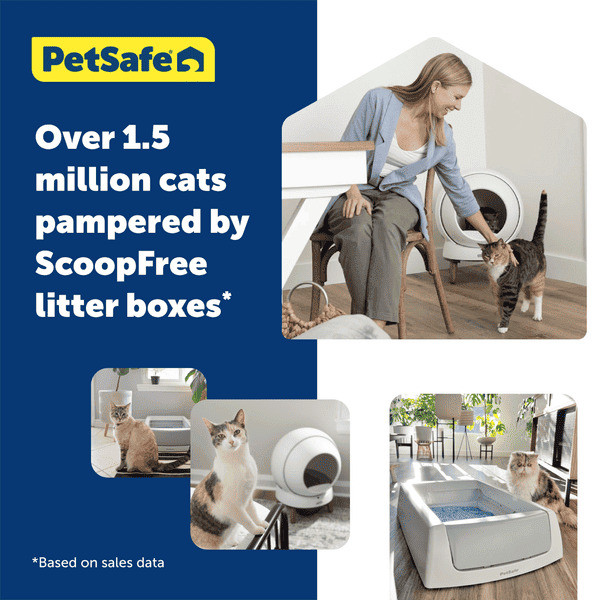 PetSafe ScoopFree SmartSpin Self-Cleaning Litter Box Plastic