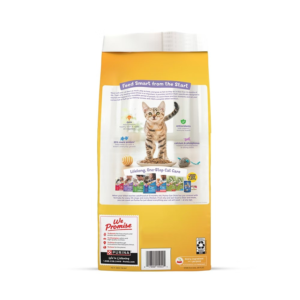 Purina Kitten Chow Healthy Development with Real Chicken Dry Kitten Food 14 lb