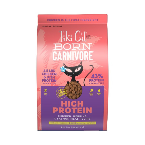 Tiki Cat Born Carnivore Chicken & Herring Dry Food for Cats
