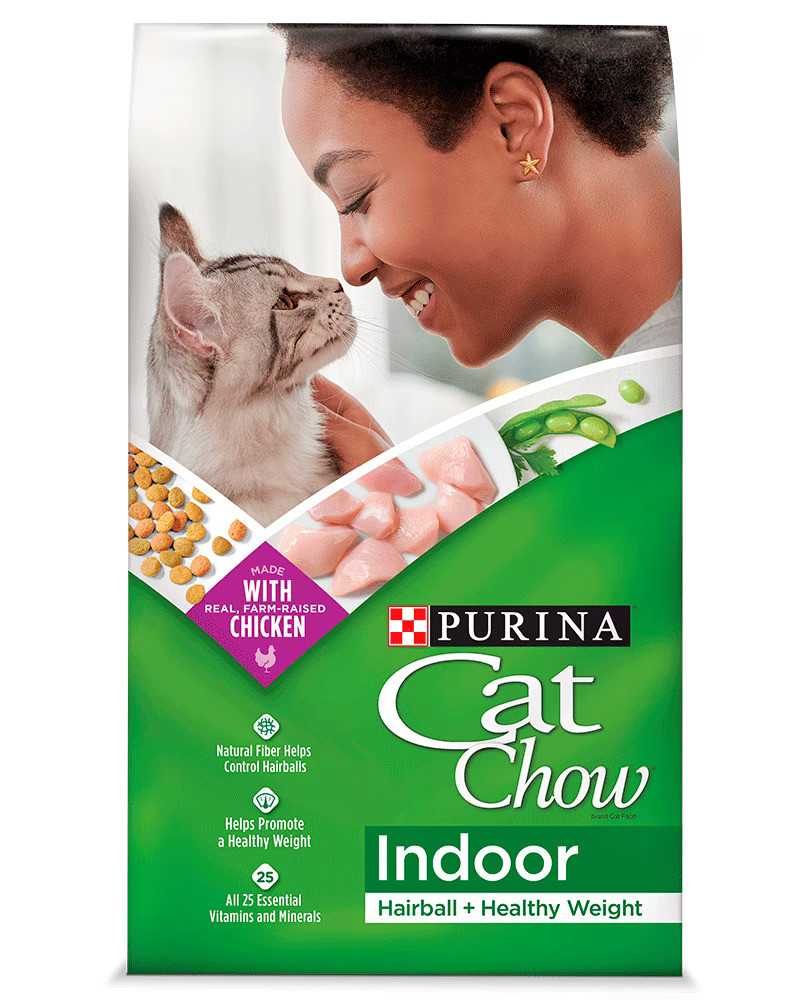 Purina Natural Fiber Indoor Cat Chow Dry Cat Food 15 lb