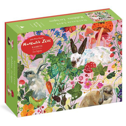 【新品•希少】ナタリーレテ パズル 5点 日本未発売 Nathalie Lete Artisan Nathalie Lété Rabbits Puzzle - 500 pcs